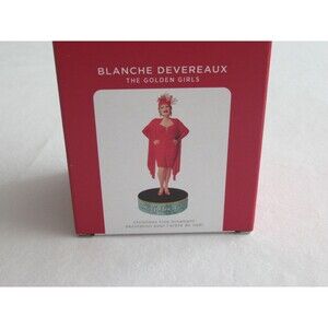 2021 Hallmark Golden Girls BLANCHE DEVEREAUX Magic Sound Ornament Rose Nylund